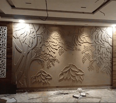 3D Carving Wall Panel